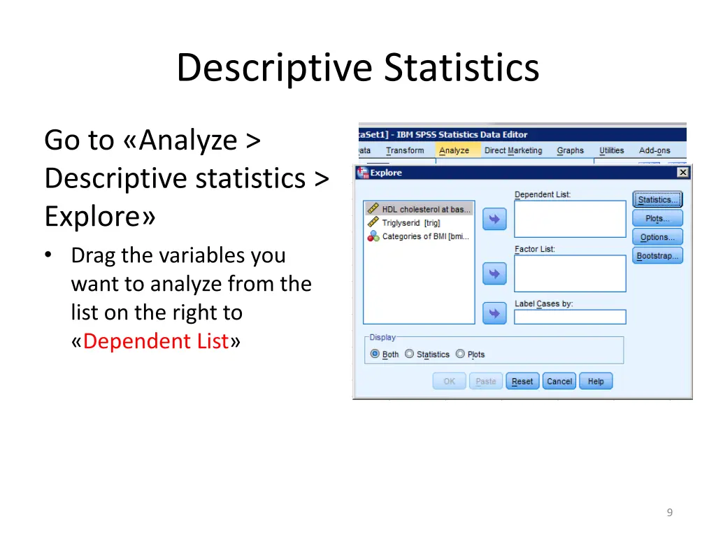 descriptive statistics 2