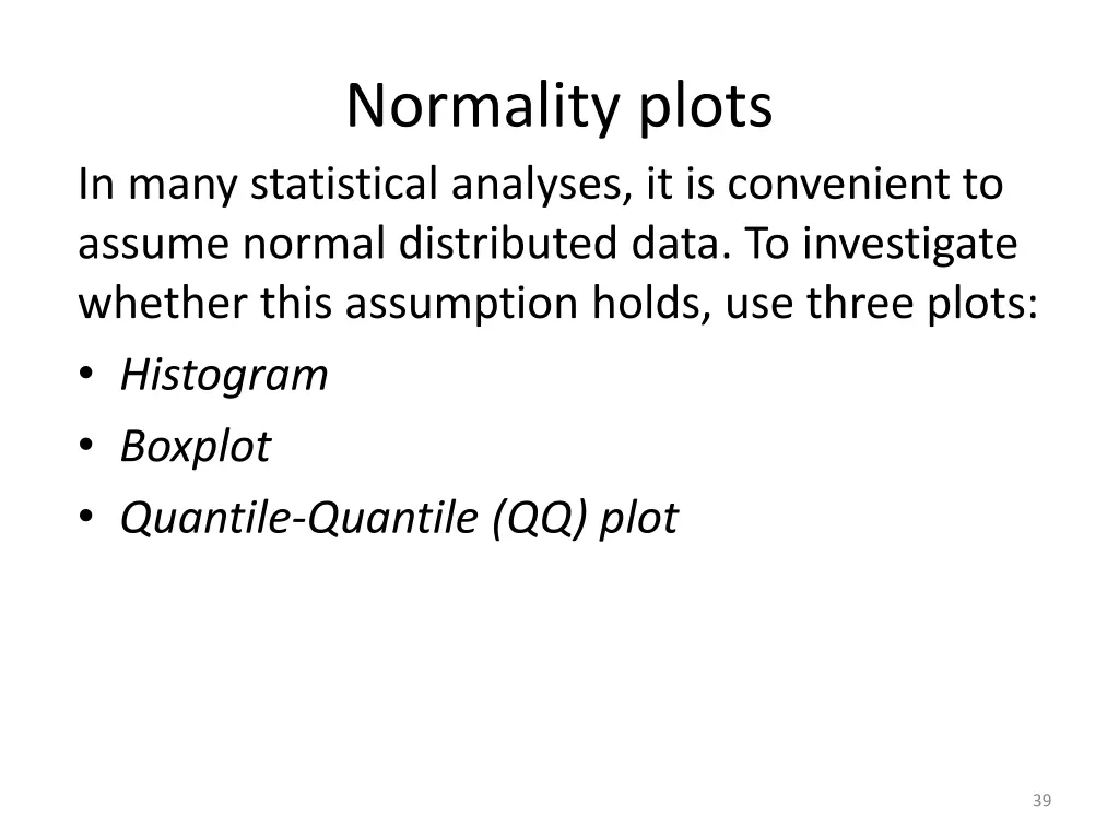 normality plots 2