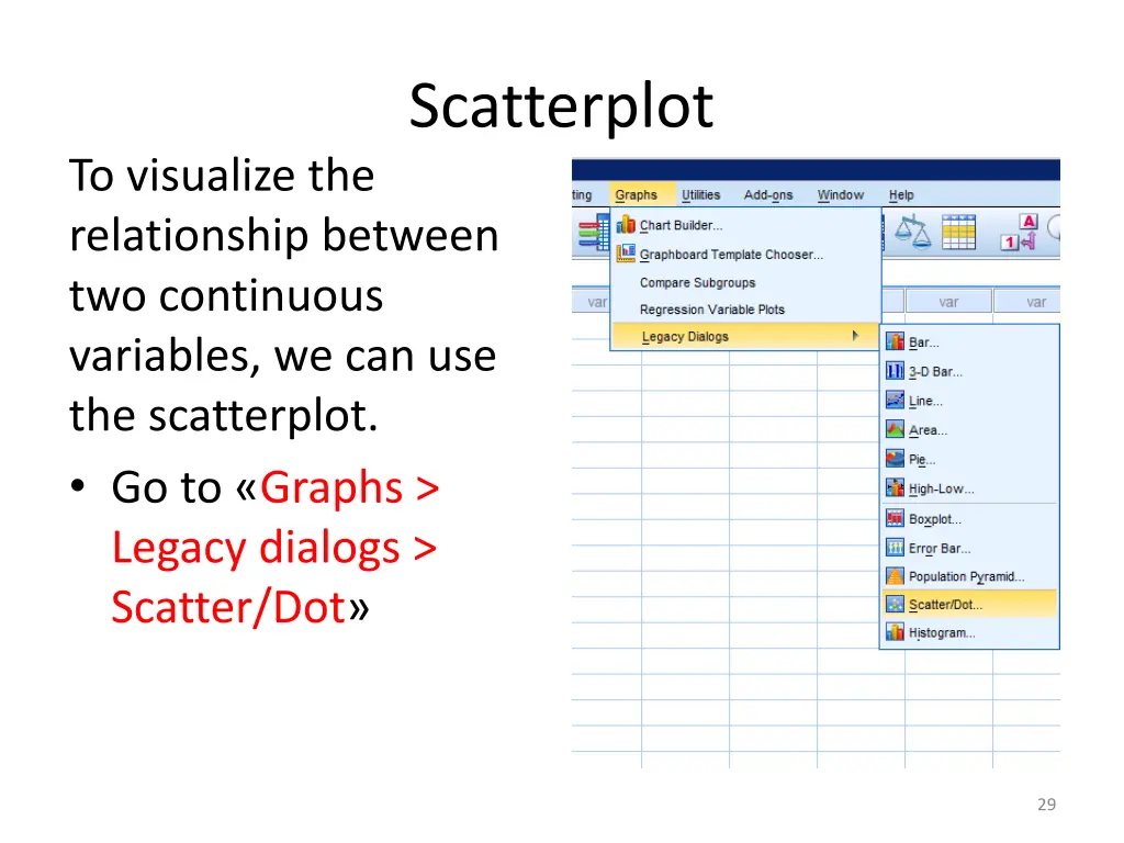 scatterplot