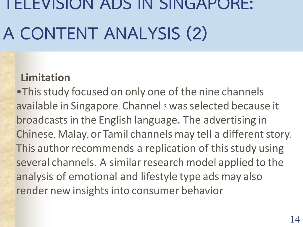 television ads in singapore a content analysis 2 1