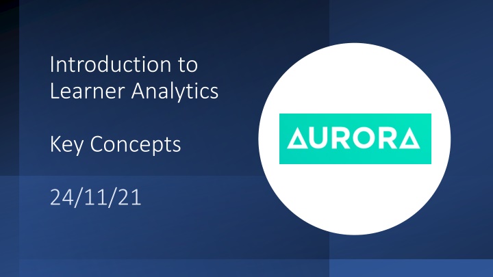 introduction to learner analytics