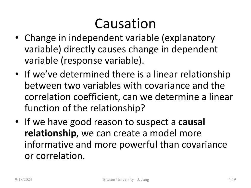 causation