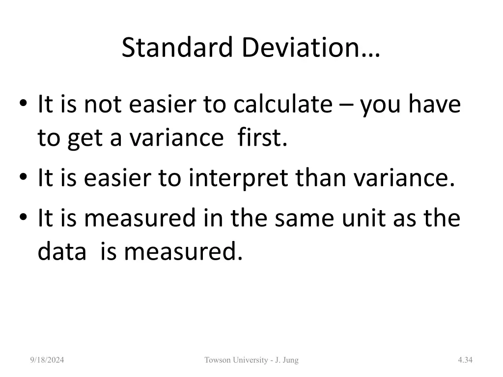 standard deviation 1