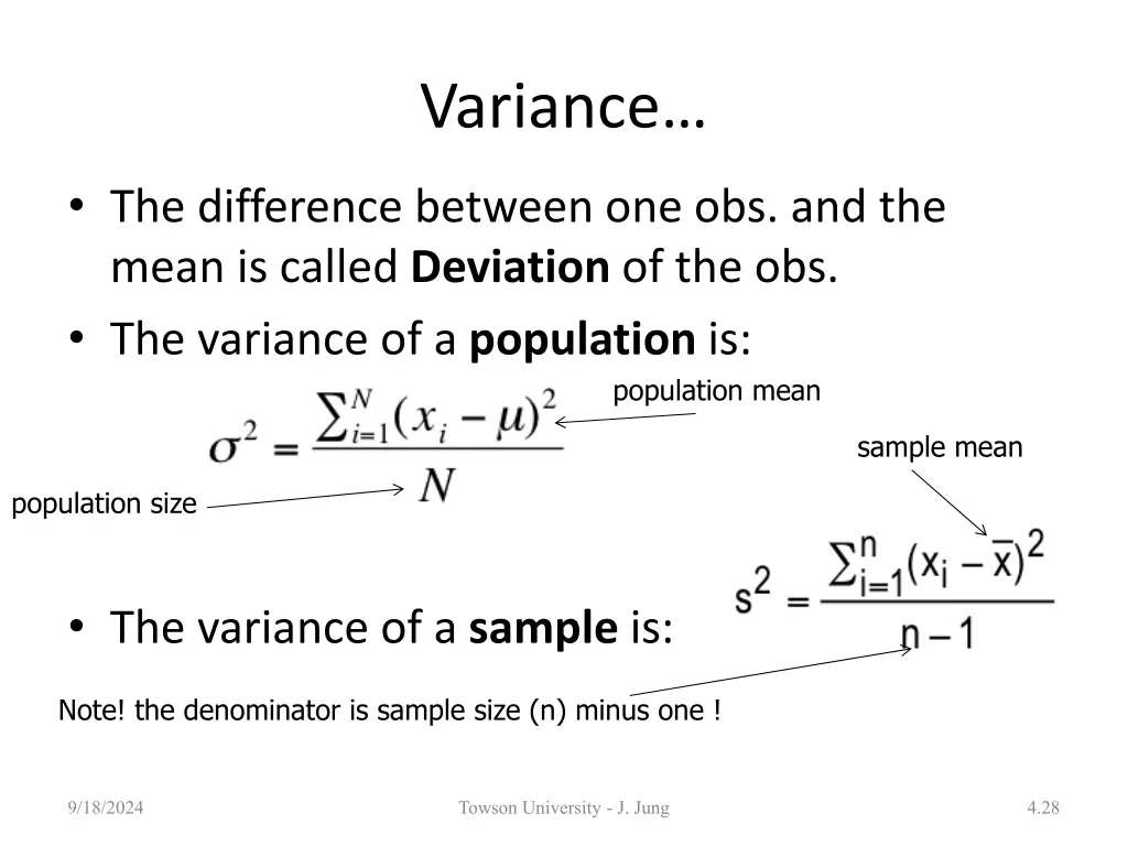 variance 1