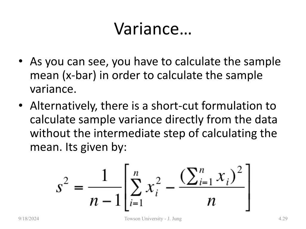 variance 2