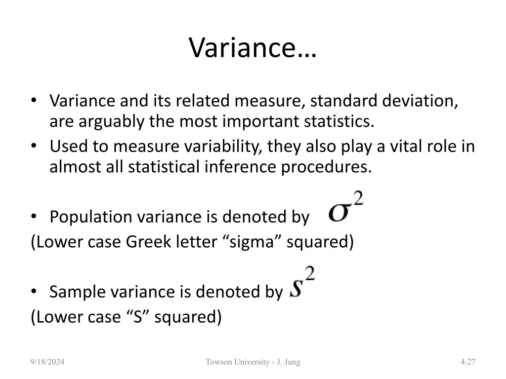 variance