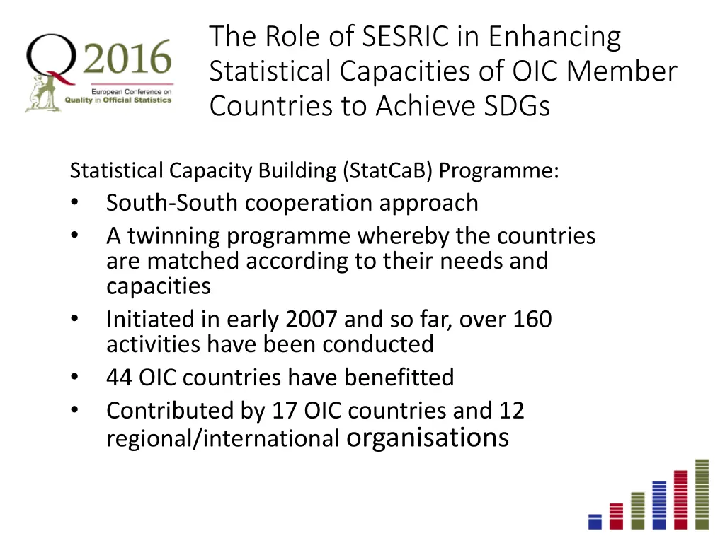 the role of sesric in enhancing statistical 1