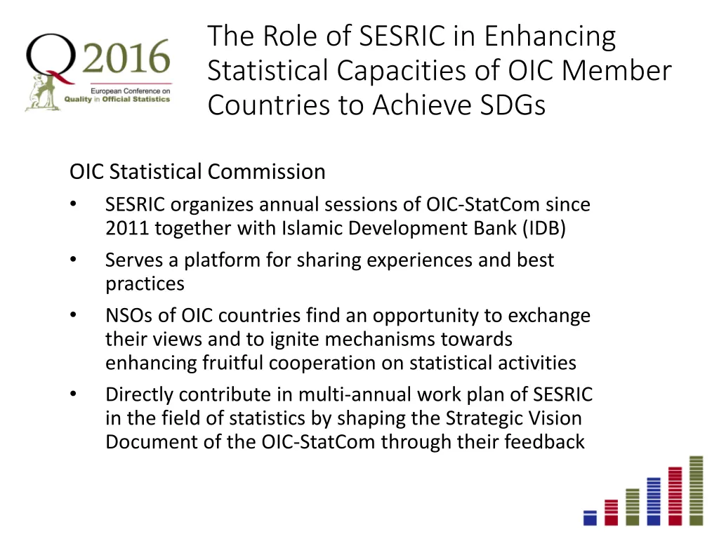 the role of sesric in enhancing statistical 2