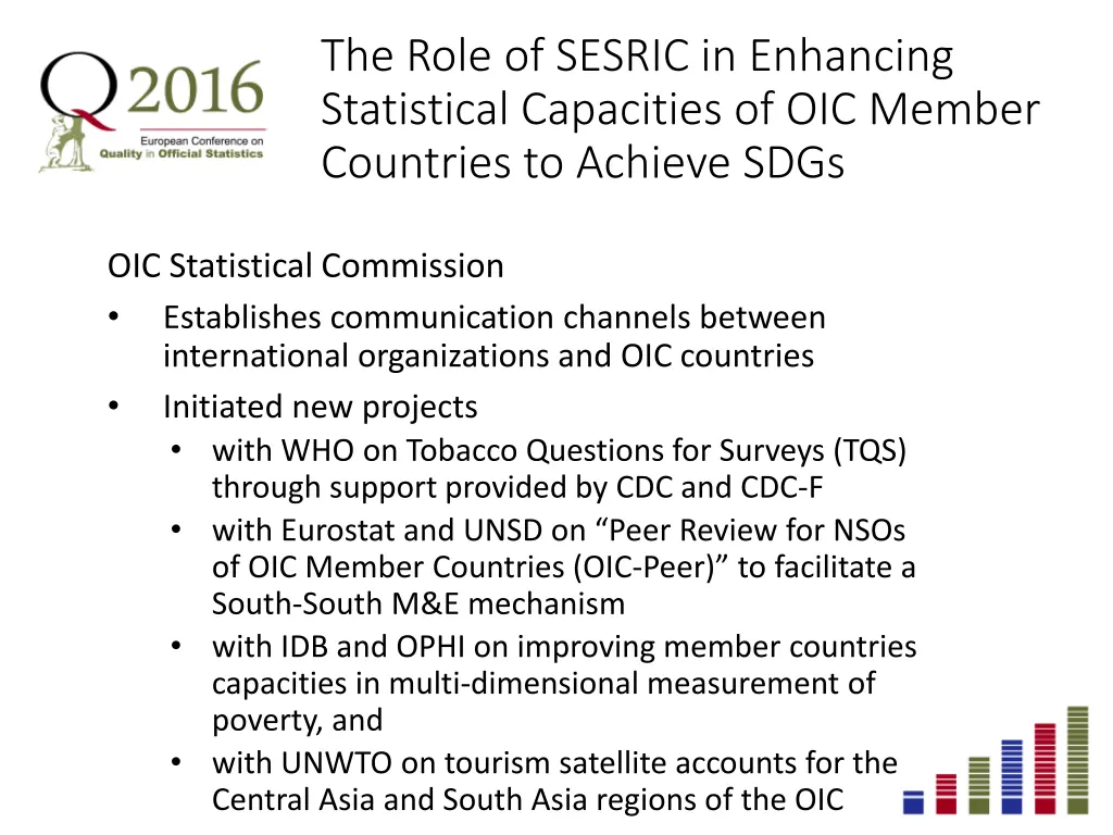 the role of sesric in enhancing statistical 3