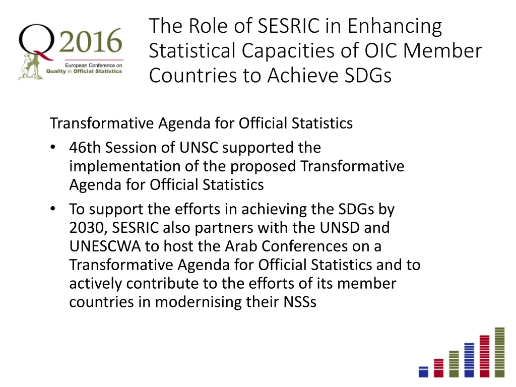 the role of sesric in enhancing statistical 5