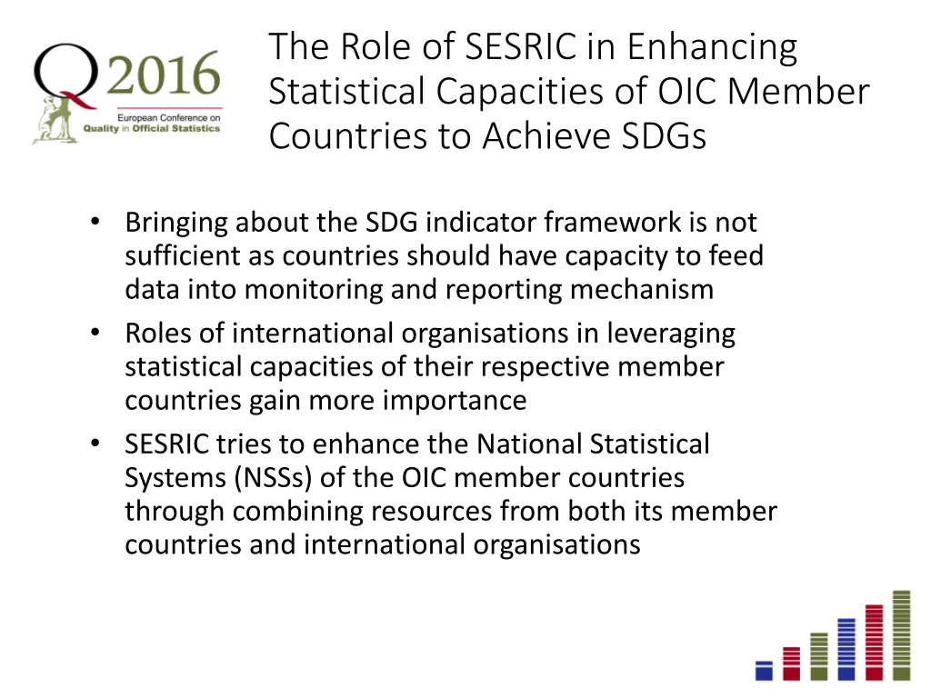 the role of sesric in enhancing statistical