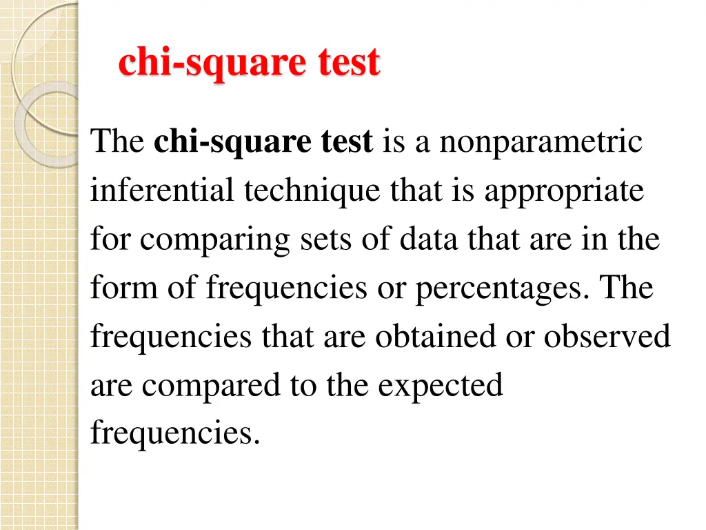 chi square test