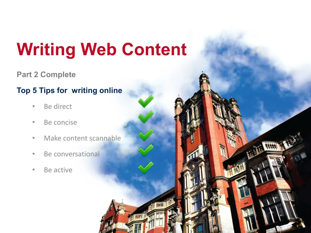 hyperlink standards writing web content