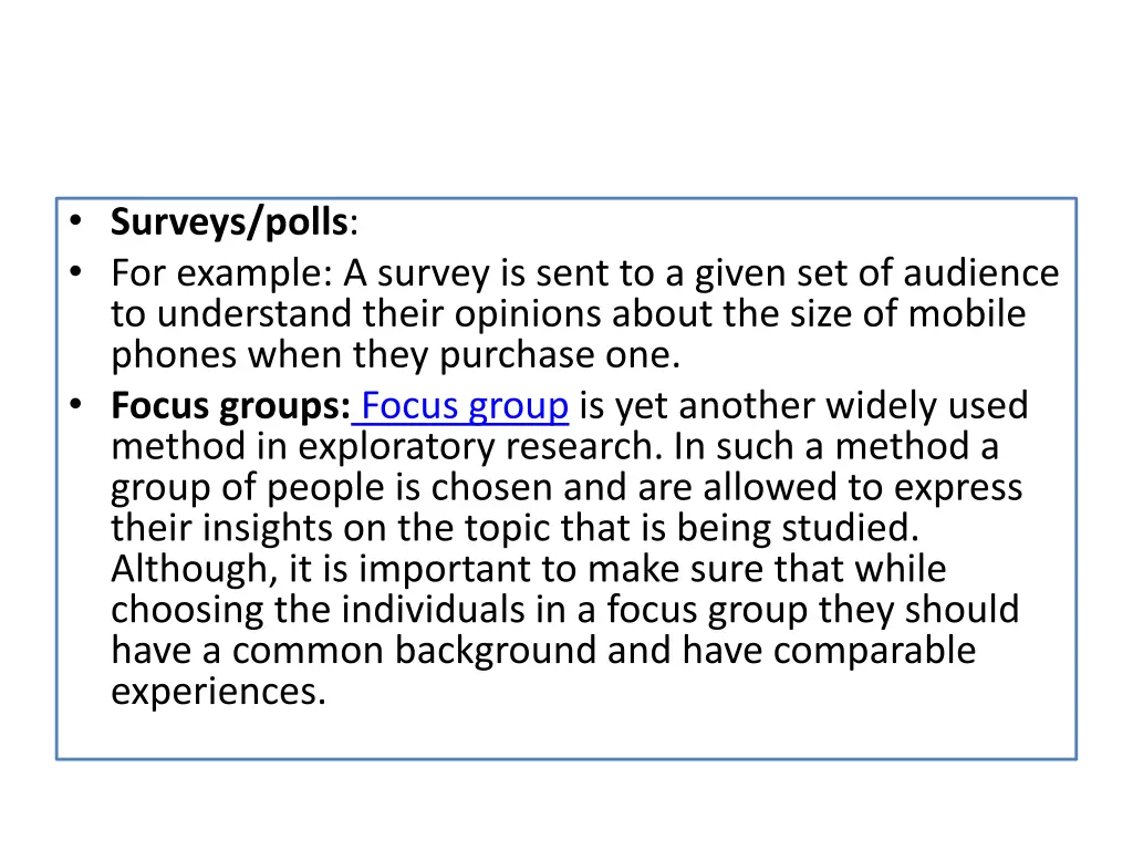 surveys polls for example a survey is sent