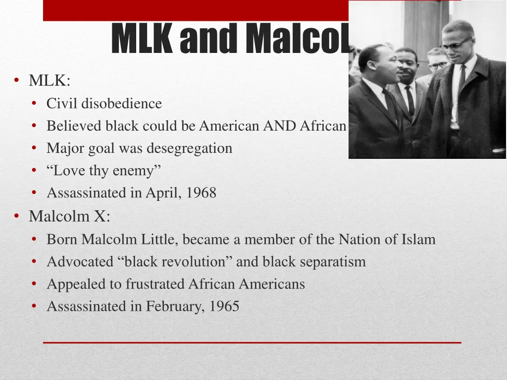 mlk and malcolm x