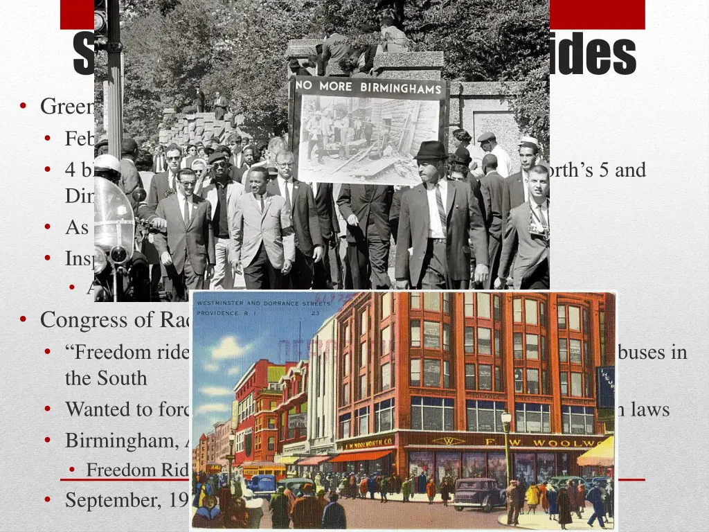 sit ins and freedom rides greensboro north