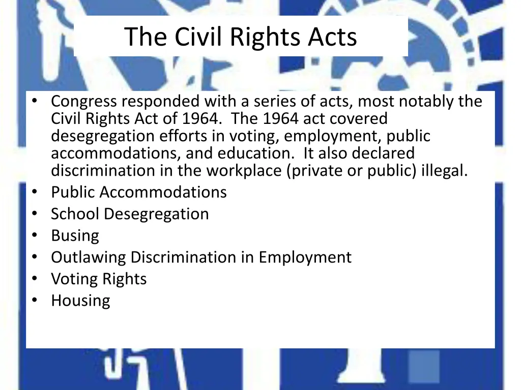 the civil rights acts