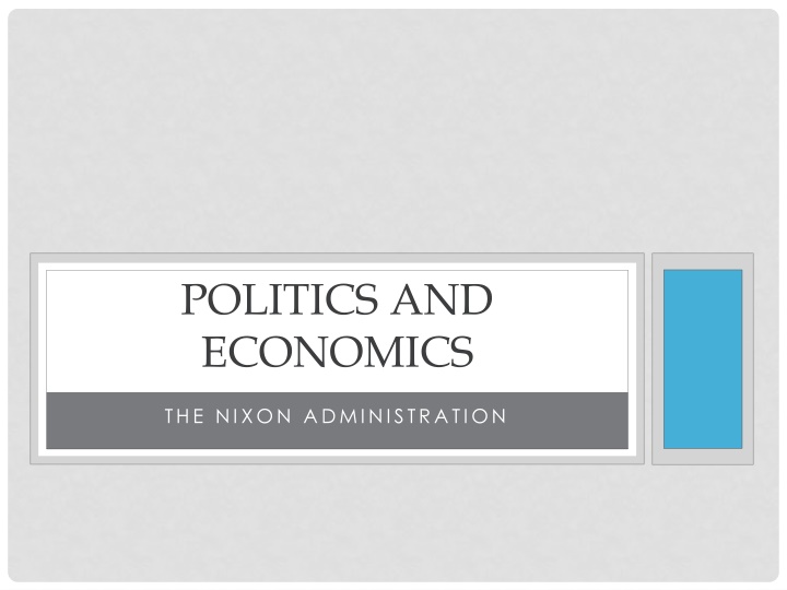 politics and economics