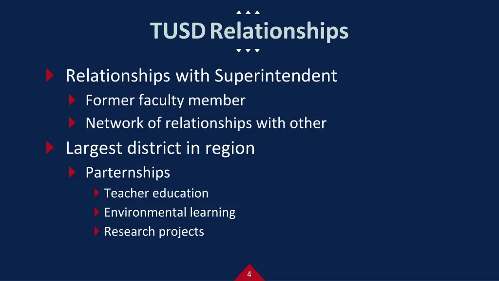 tusd relationships