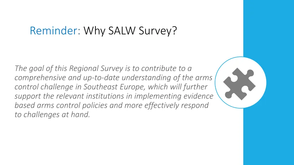 reminder why salw survey