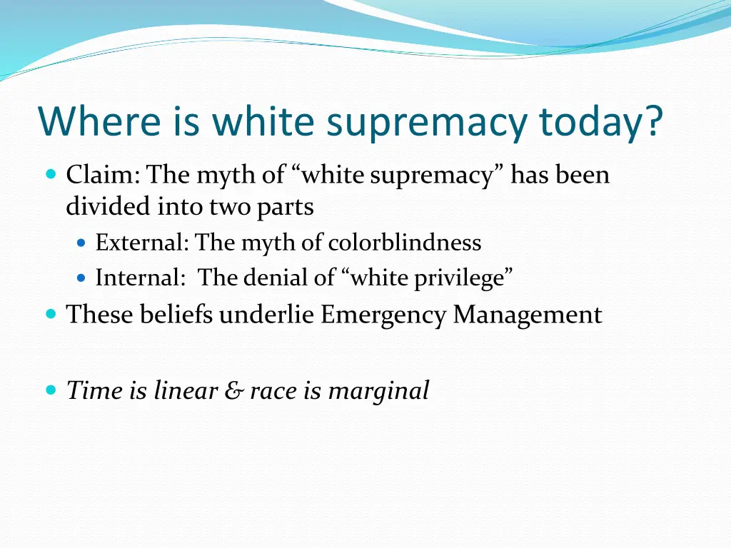 where is white supremacy today