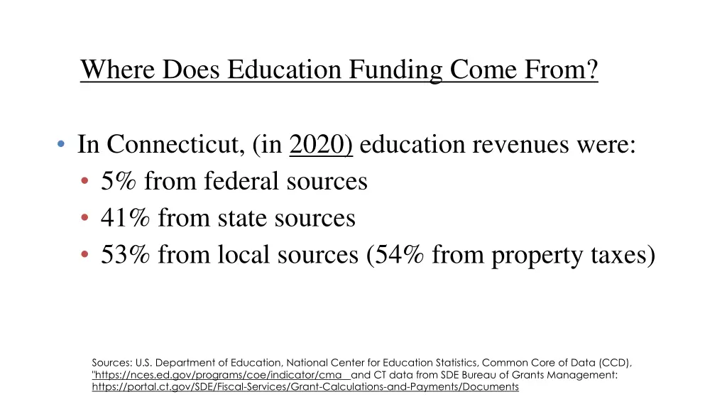 where does education funding come from