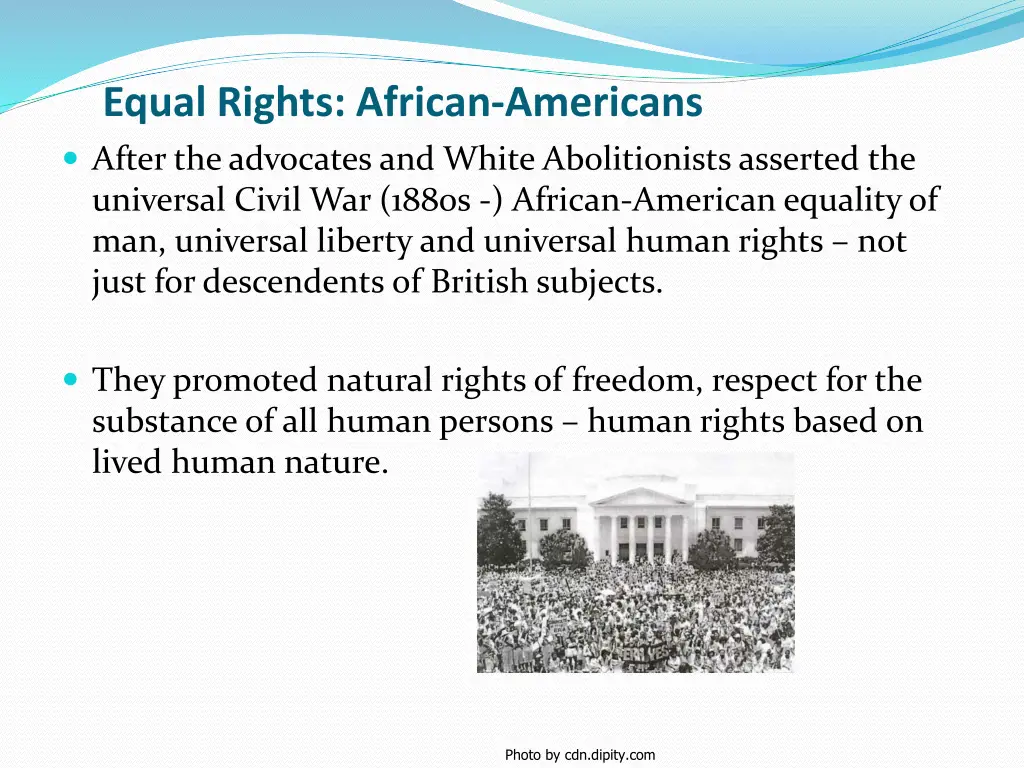 equal rights african americans after