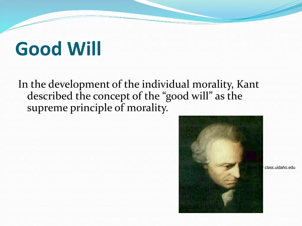 good will