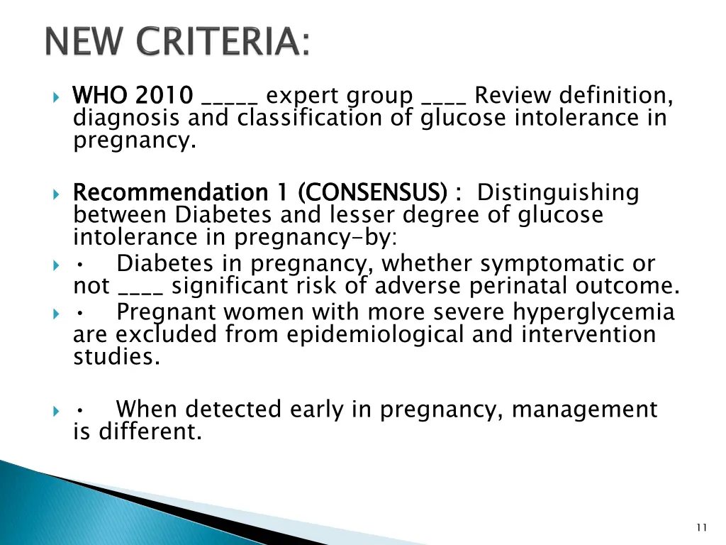 who 2010 diagnosis and classification of glucose