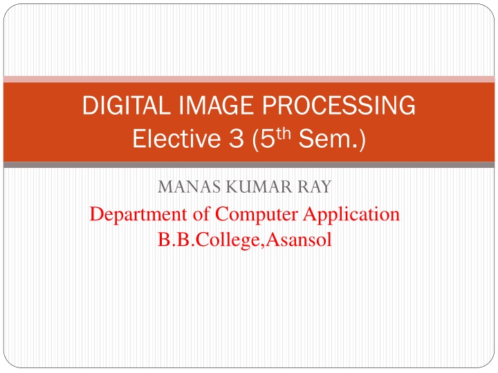 digital image processing elective 3 5 th sem