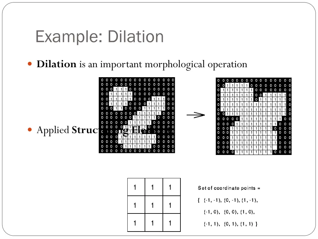 example dilation