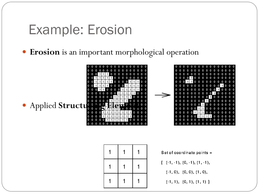 example erosion