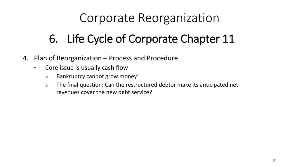 corporate reorganization 4