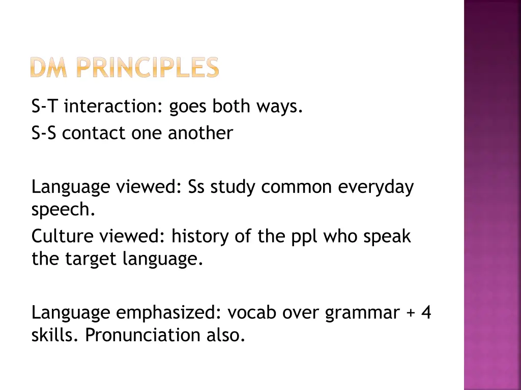 dm principles 1