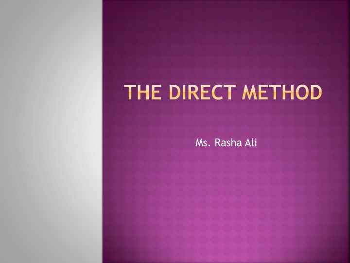 the direct method