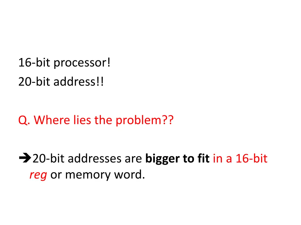 16 bit processor 20 bit address