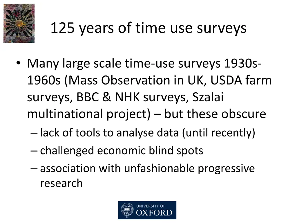 125 years of time use surveys