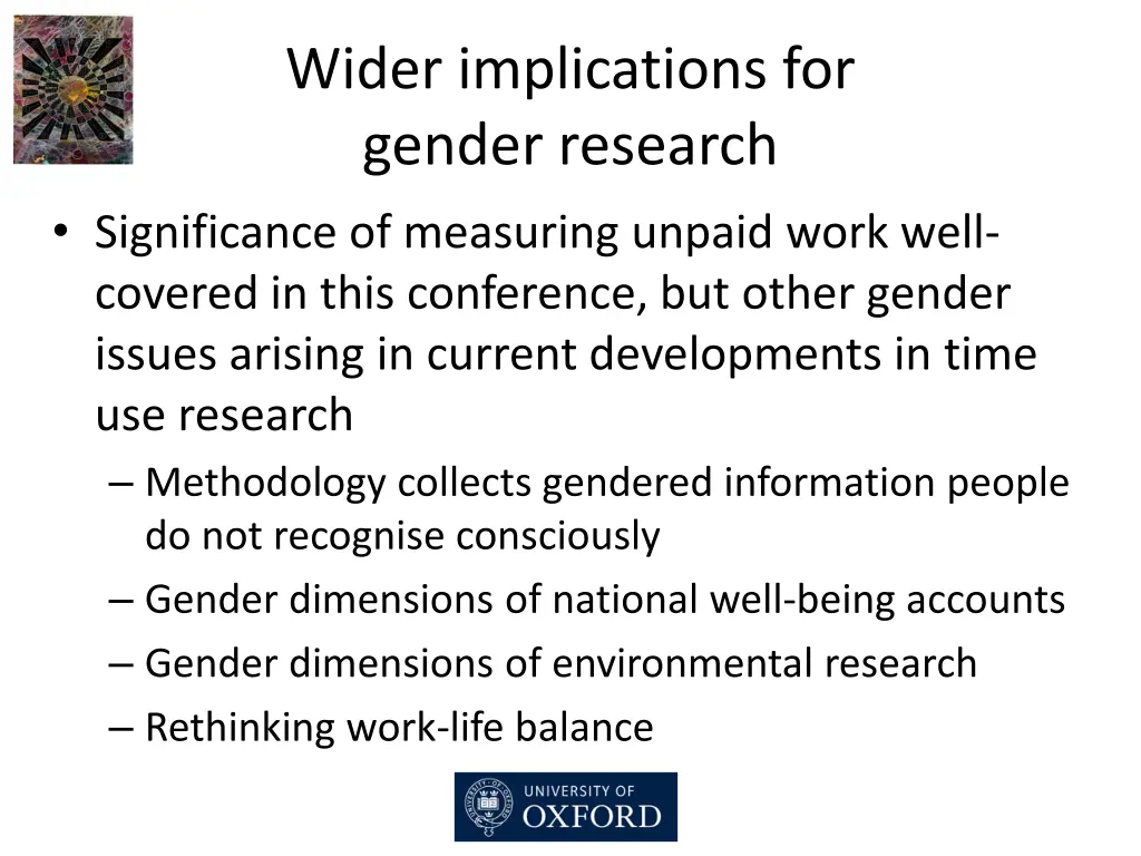 wider implications for gender research