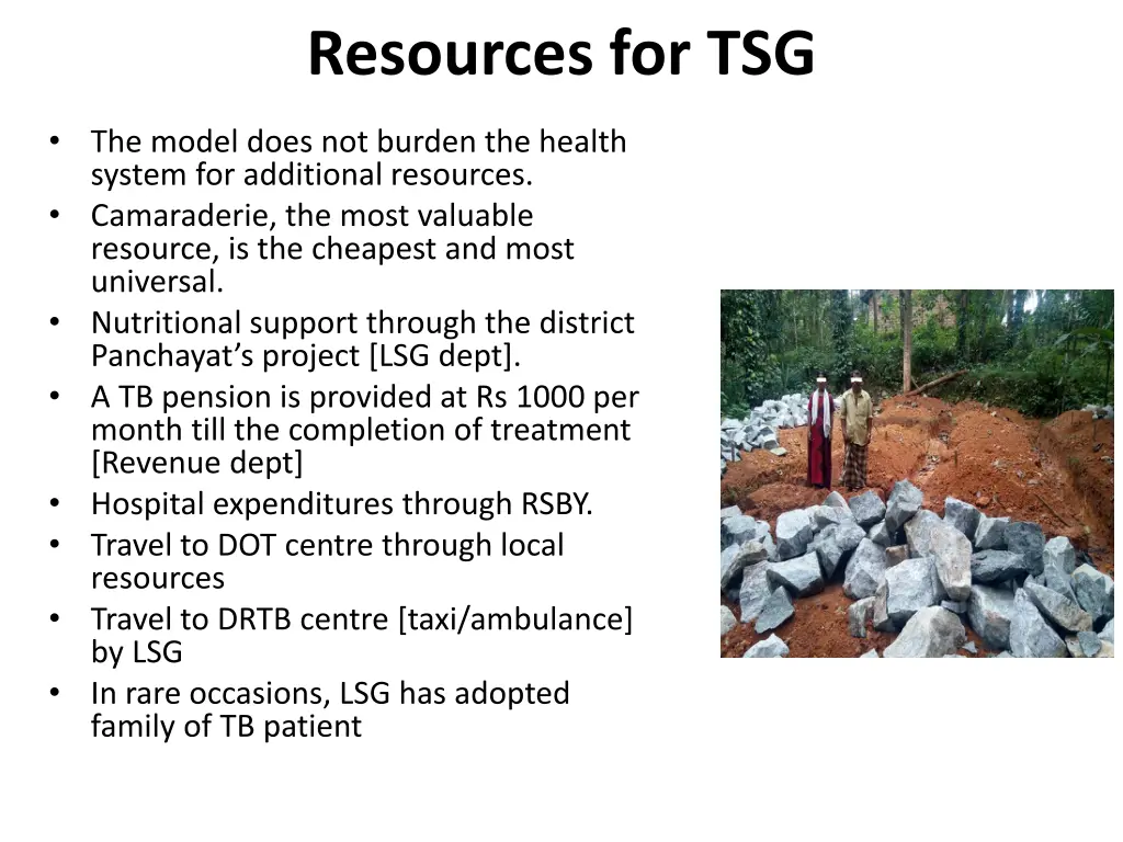 resources for tsg