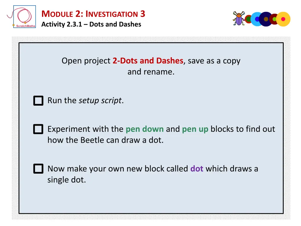 m odule 2 i nvestigation 3 activity 2 3 1 dots 1