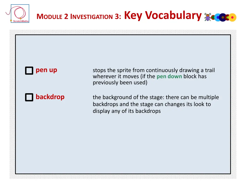 m odule 2 i nvestigation 3 key vocabulary