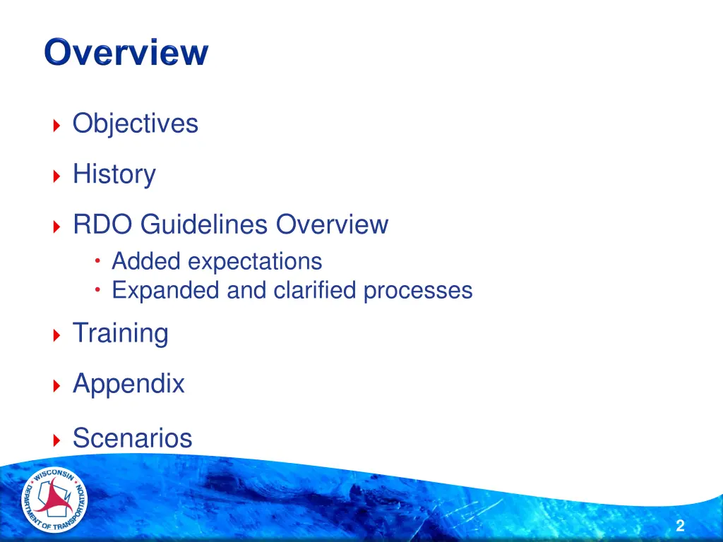 objectives