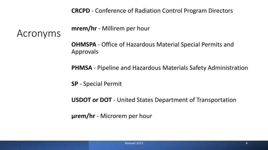 crcpd conference of radiation control program