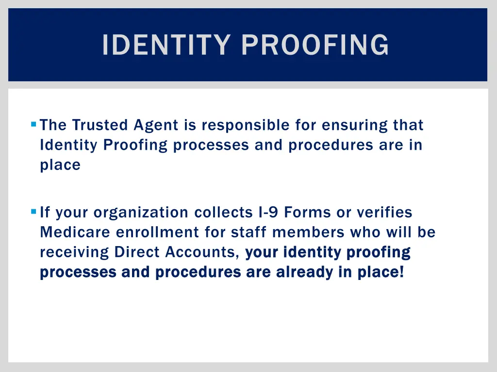 identity proofing