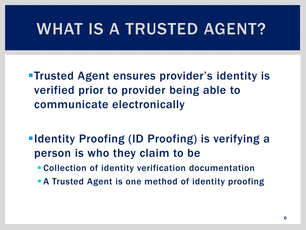 what is a trusted agent