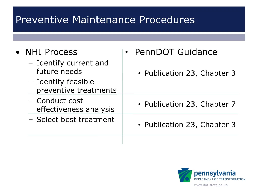 preventive maintenance procedures 1