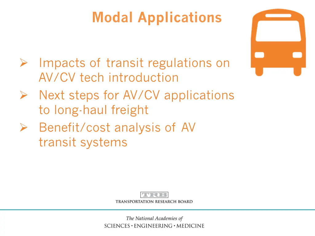 modal applications