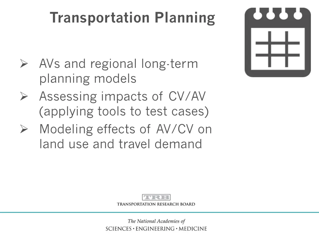 transportation planning