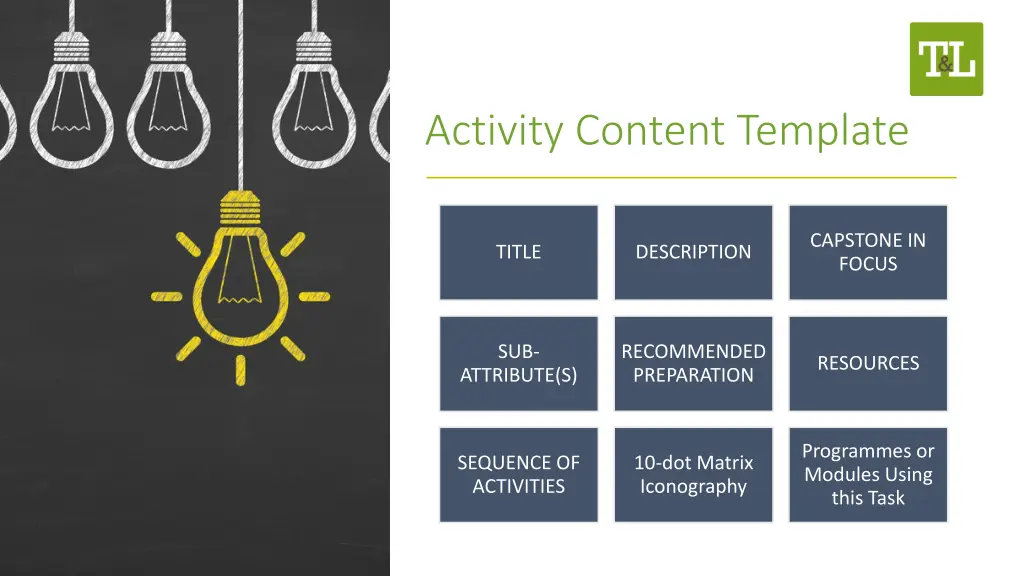 activity content template