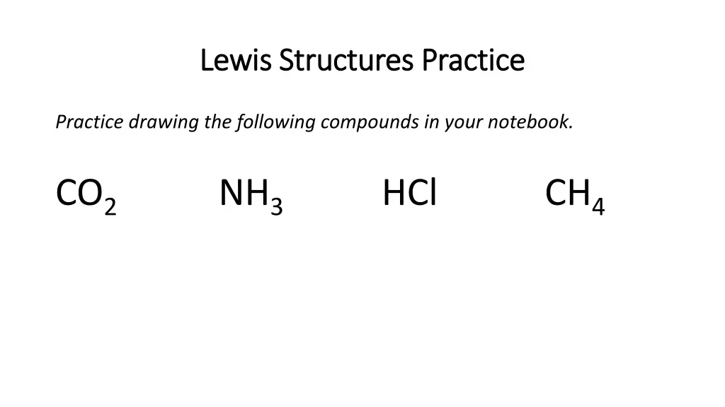 lewis structures practice lewis structures